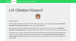 Desktop Screenshot of liaiskola.hu