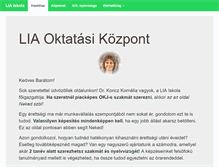 Tablet Screenshot of liaiskola.hu